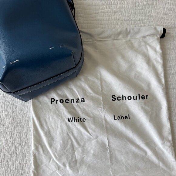 Proenza Schouler / white label Sullivan bucket Deep Blue Tote - Picture 13 of 13